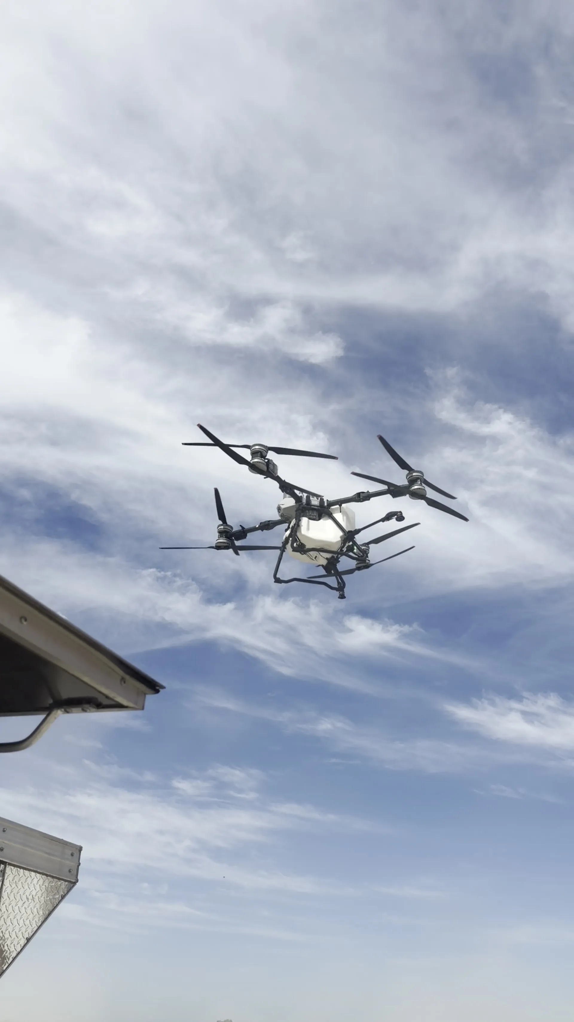 Wisconsin Aerial drone launching into the sky
